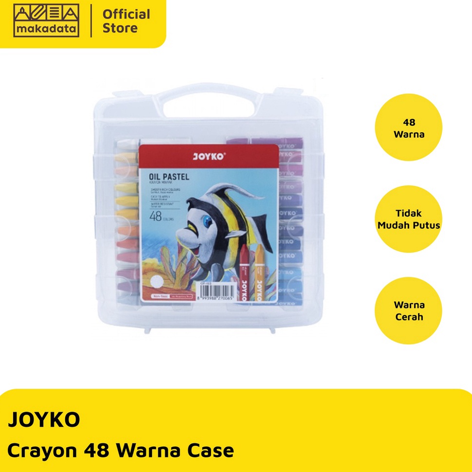 

KODE N93C CRAYON OIL PASTELJOYKO ISI 48 WARNA MURAH