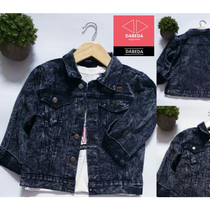 LNM.ID04 Others Jaket Jeans Anak Anak Black Sandwas Jaket Jeans Anak Warna Hitam Black