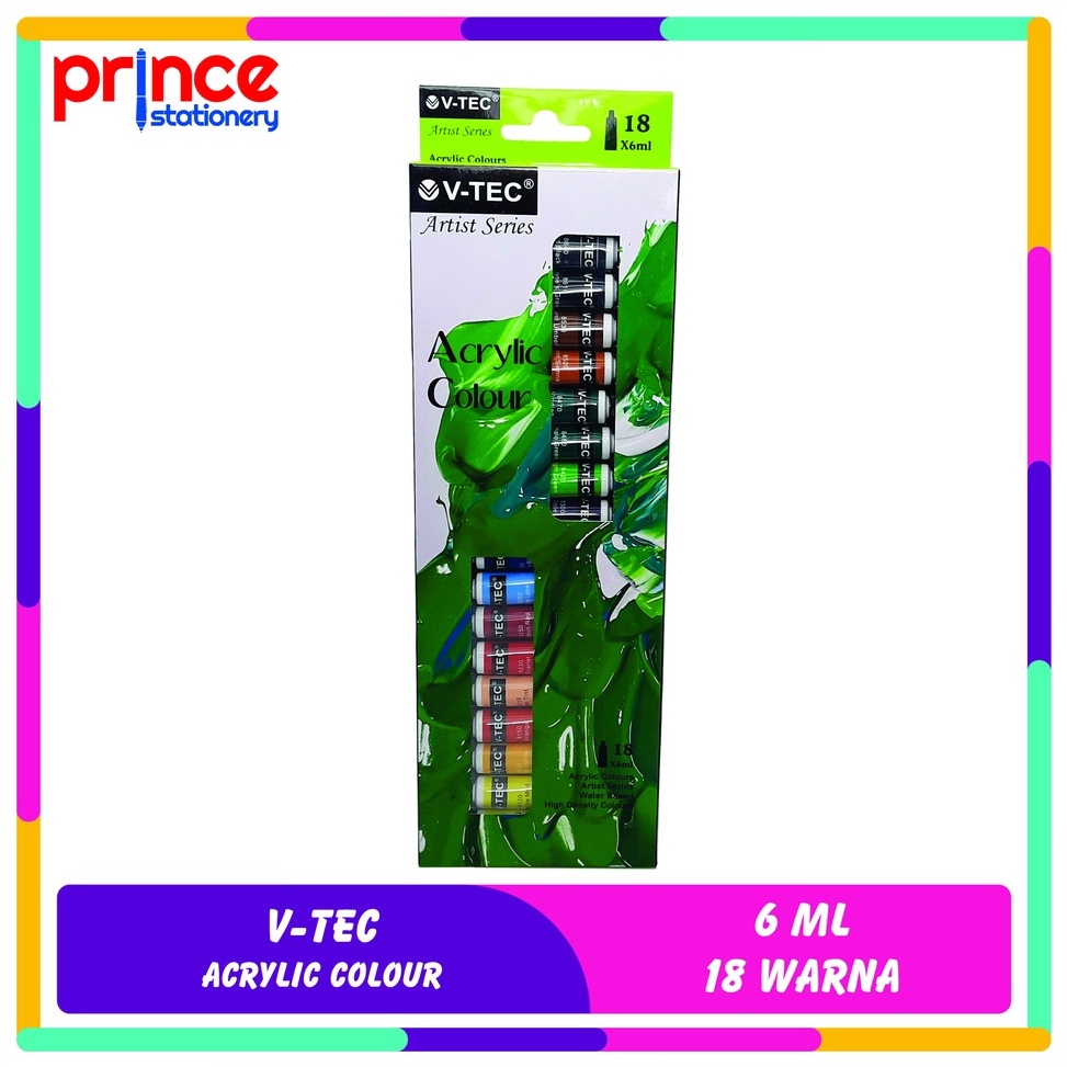 

KODE O78Q VTEC ACRYLIC COLOUR CAT AKRILIK VTEC 6 ML 18 WARNA