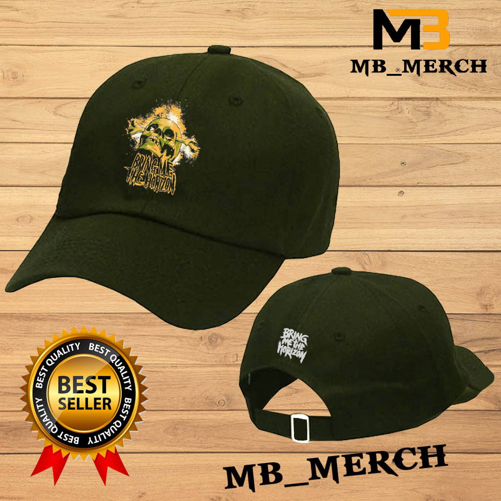 Topi Baseball BMTH SKULL keren BERKUALITAS  Pria Wanita BMTH