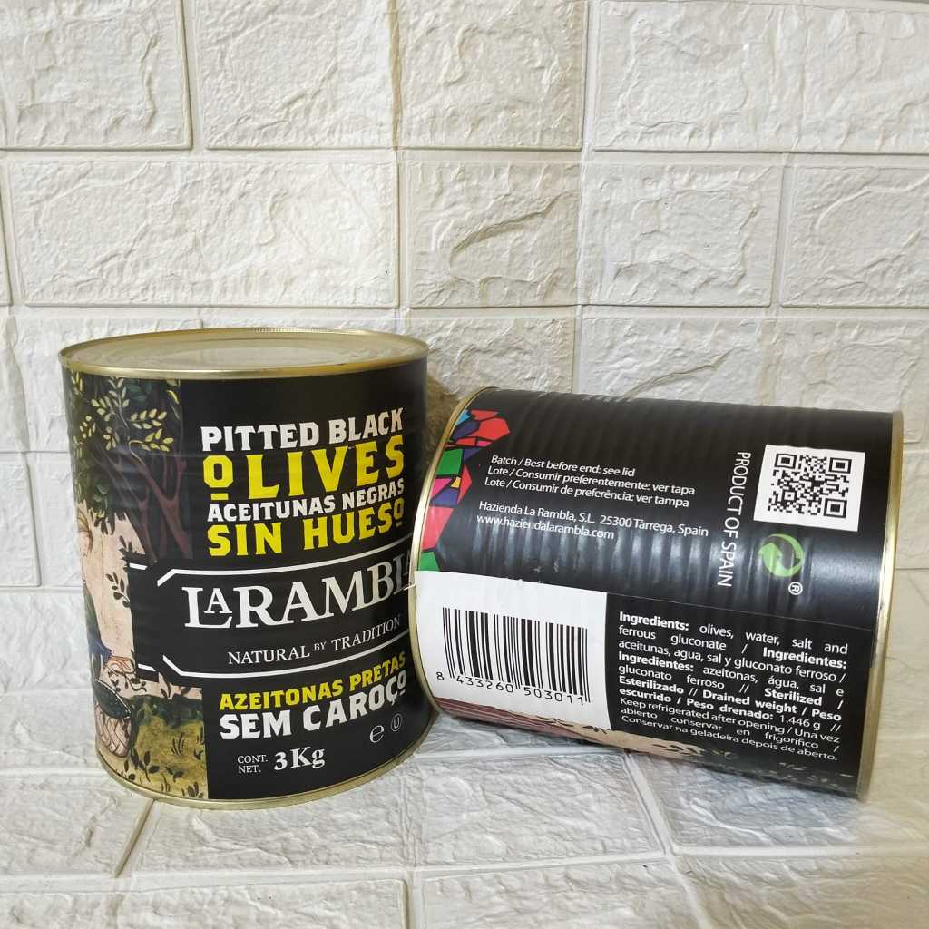 

La Rambla Zaitun Hitam Black Olive 3kg Termurah