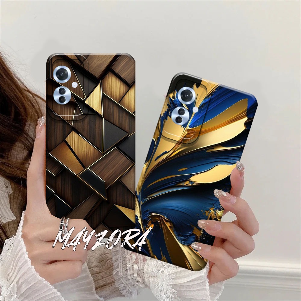 Case Hp Reno 11F 5G 2024 Terbaru - Casing Reno 11F 5G - Fashion Case MEWAH [AW04] - Kesing Hp - Soft