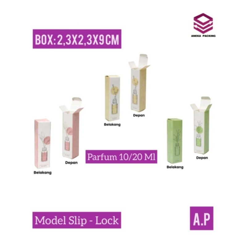 

Box Parfum 10/20 ml , 2,3x2,3x9 cm/Parfum/spray/Packing/box