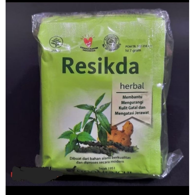 Jamu Resikda Sidomuncul Untuk mengurangi kulit gatal dan mengatasi jerawat