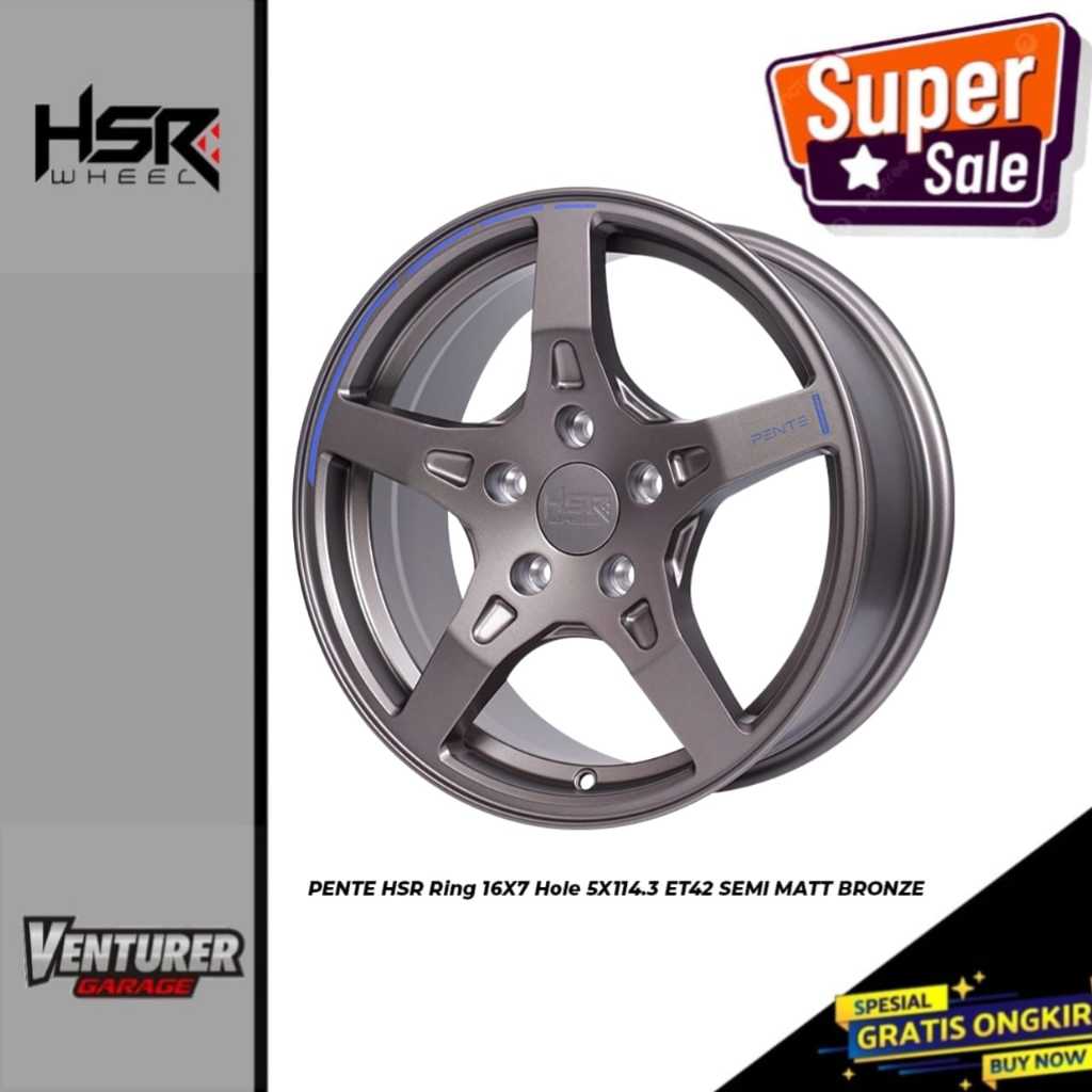 velg promo palang 5 x pander civic apv ertiga grand max hsr pente ring 16
