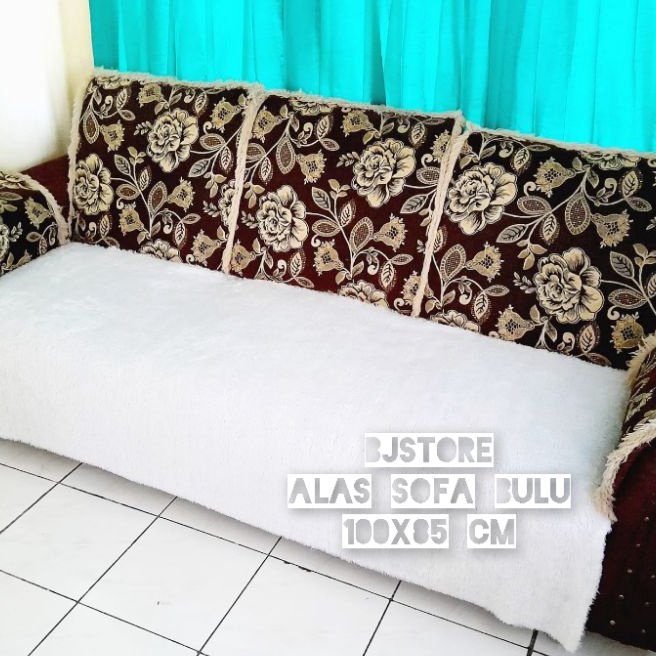 Beli Alas Sofa Bulu Ukuran 1x85 cm  Alas Kursi Sofa  Alas Kursi Sofa Bulu Rasfur