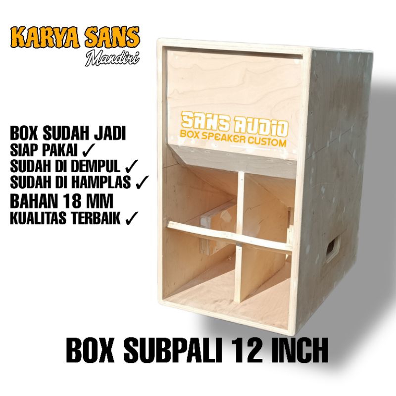 Box speaker subpali supali 12 inch mentahan