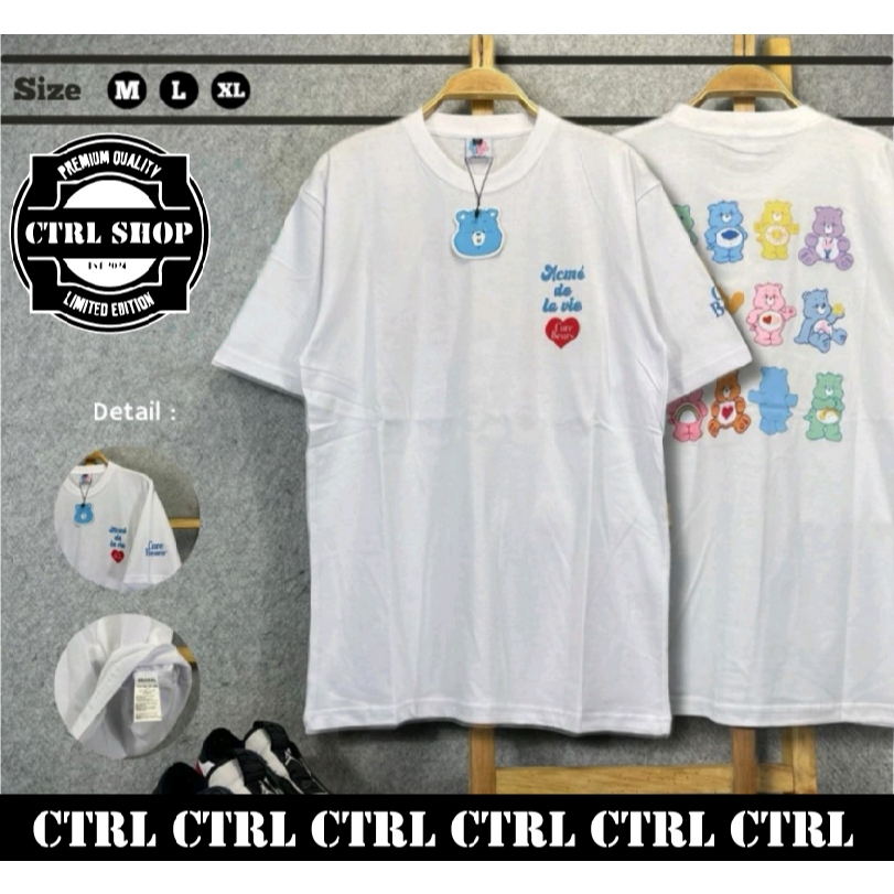 Kaos Premium A*LV x Care Bears Full tag 1:1 / Tshirt ADLV Unisex Pria Wanita 1:1