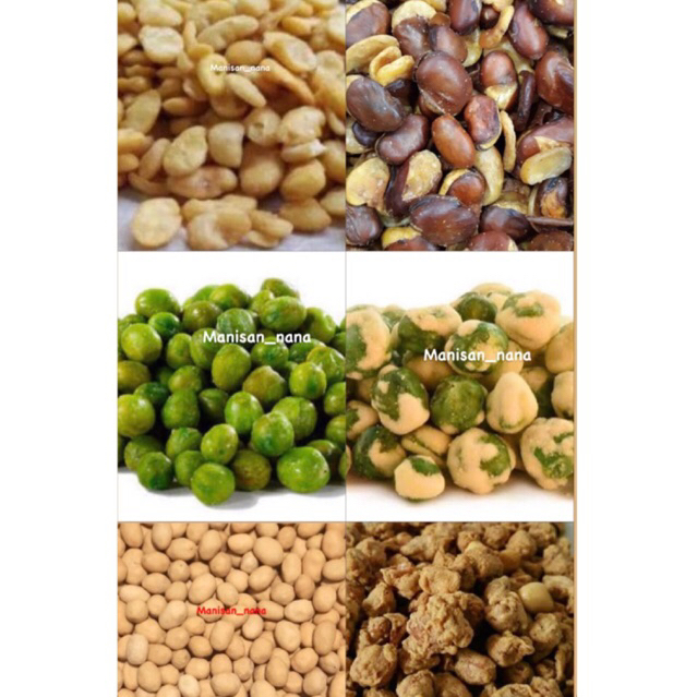 

SERBA KACANG/kacang atom/koro kupas/koro kulit/kacang polong/kacang medan/kacang kulit(500gram)