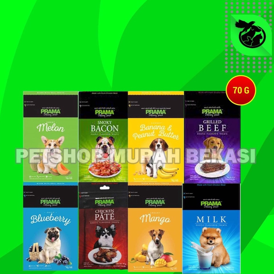 Grosir Promo  Prama Cemilan Makanan Snack Anjing Dog Snak 7 Gram