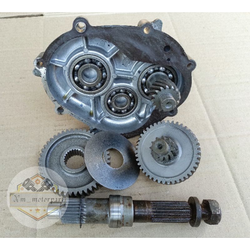 GearBox Gigi Rasio Transmisi Yamaha Aerox 125 Xeon GT Xeon RC Kode 44D Copotan Motor