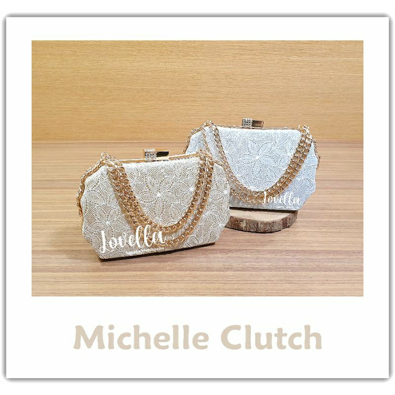 • LOVELLA • MICHELLE CLUTCH - Tas Pesta - Clutch Pesta - Tas Pesta Import Cantik - Tas Pesta Wanita 
