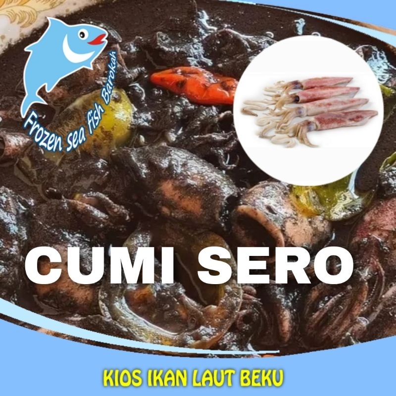 

Cumi sero utuh fresh beku