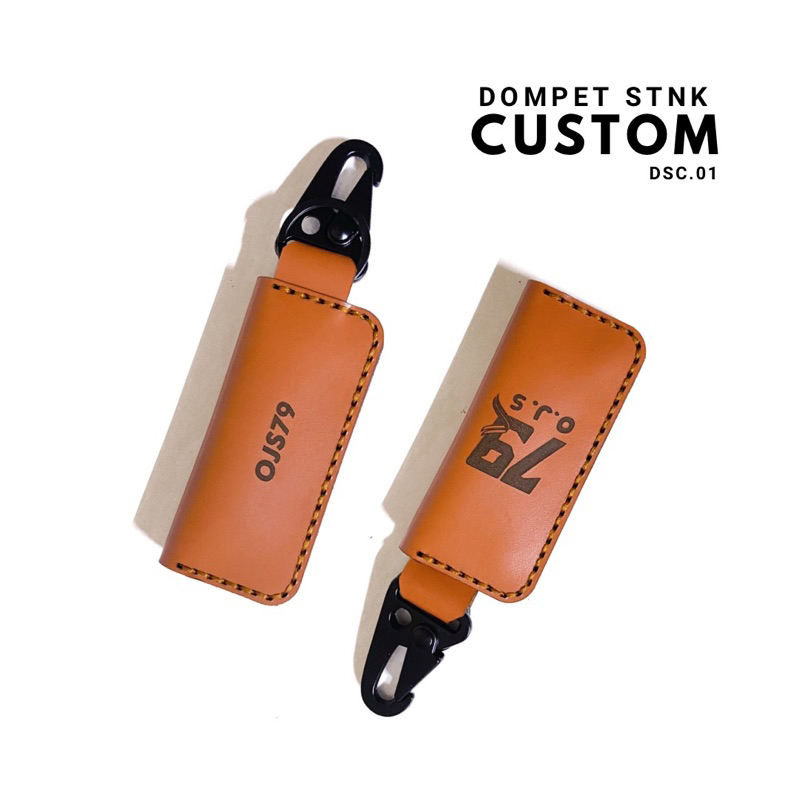 Gantungan Kunci Dompet Stnk Mobil dan Motor Kuli Custom Nama