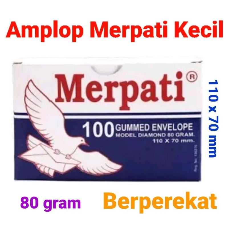 

10 Pcs Amplop Merpati Biru Kecil