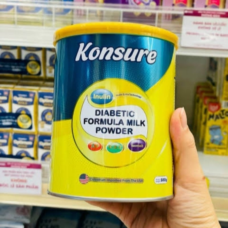 

[ 1 KALENG ] KONSURE SUSU DIABETES IMPOR 1 KALENG 500g | KONSURE MILK DIABETES