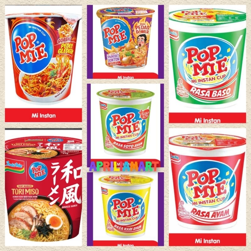 

Indomie POP MI mie instan Cup