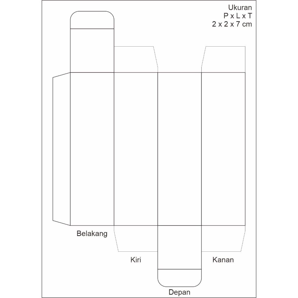 

Box Custom / Box Full Colour / Box Print Ukuran P x L x T = 2 x 2 x 7 cm