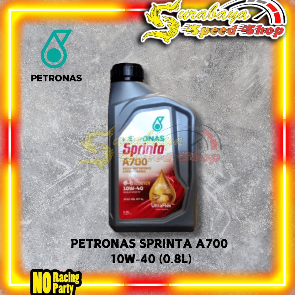 Oli Motor Pelumas Vario Beat Mio Matic Petronas Sprinta A700 10W40 0.8L Original 100%
