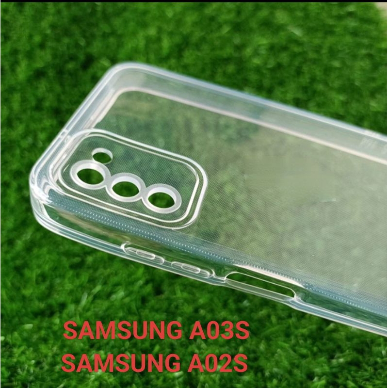 Softcase silikon bening terbaru TIPE HP SAMSUNG A03S/SAMSUNG A02S CLEAR BAG SPACE TPU Case pelindung