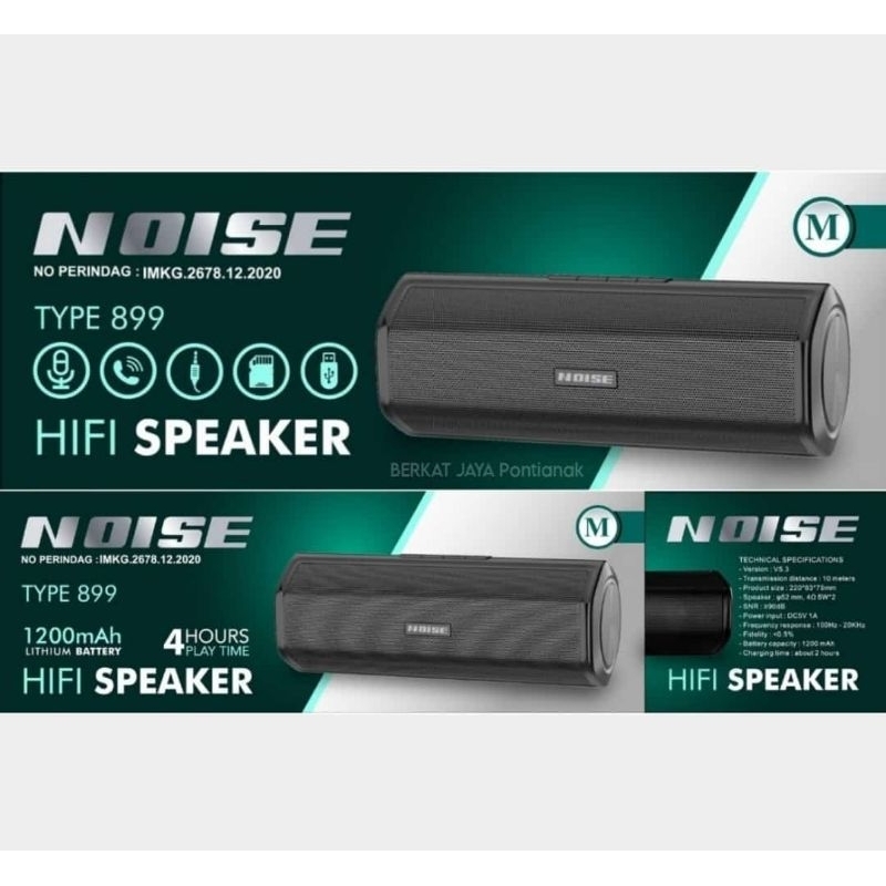 Speaker Bluetooth Portable NOISE 899M/N - Hifi Speaker