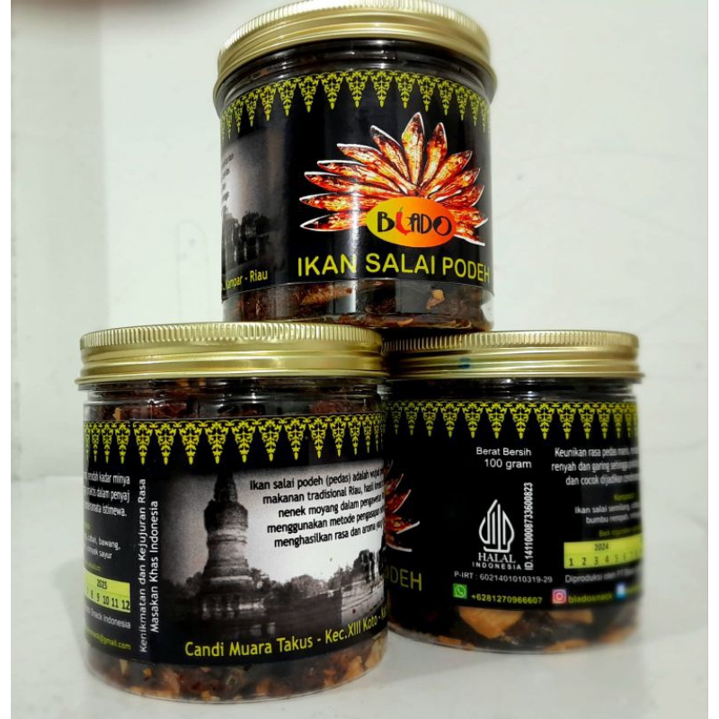 

bladosnack-IKAN SALAI PODEH Balado 100g