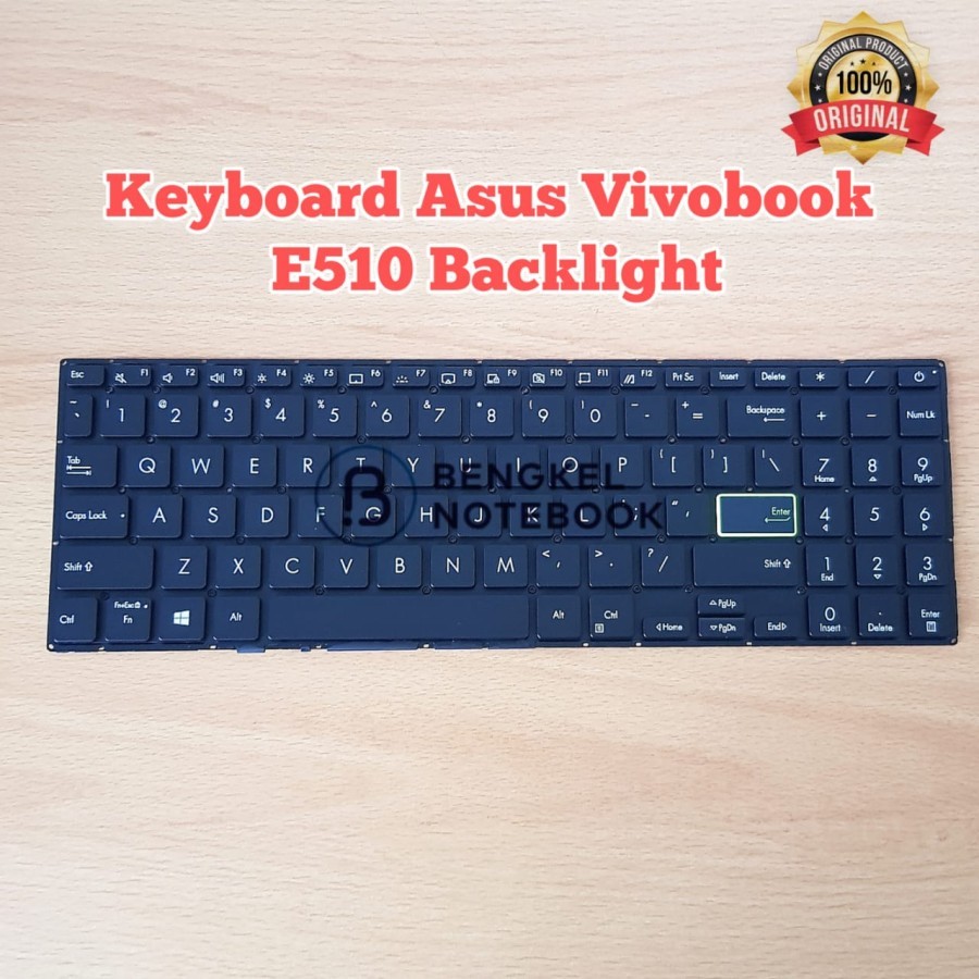 Keyboard Asus Vivobook E510 L510 E510MA E510M L510M L510MA Backlight