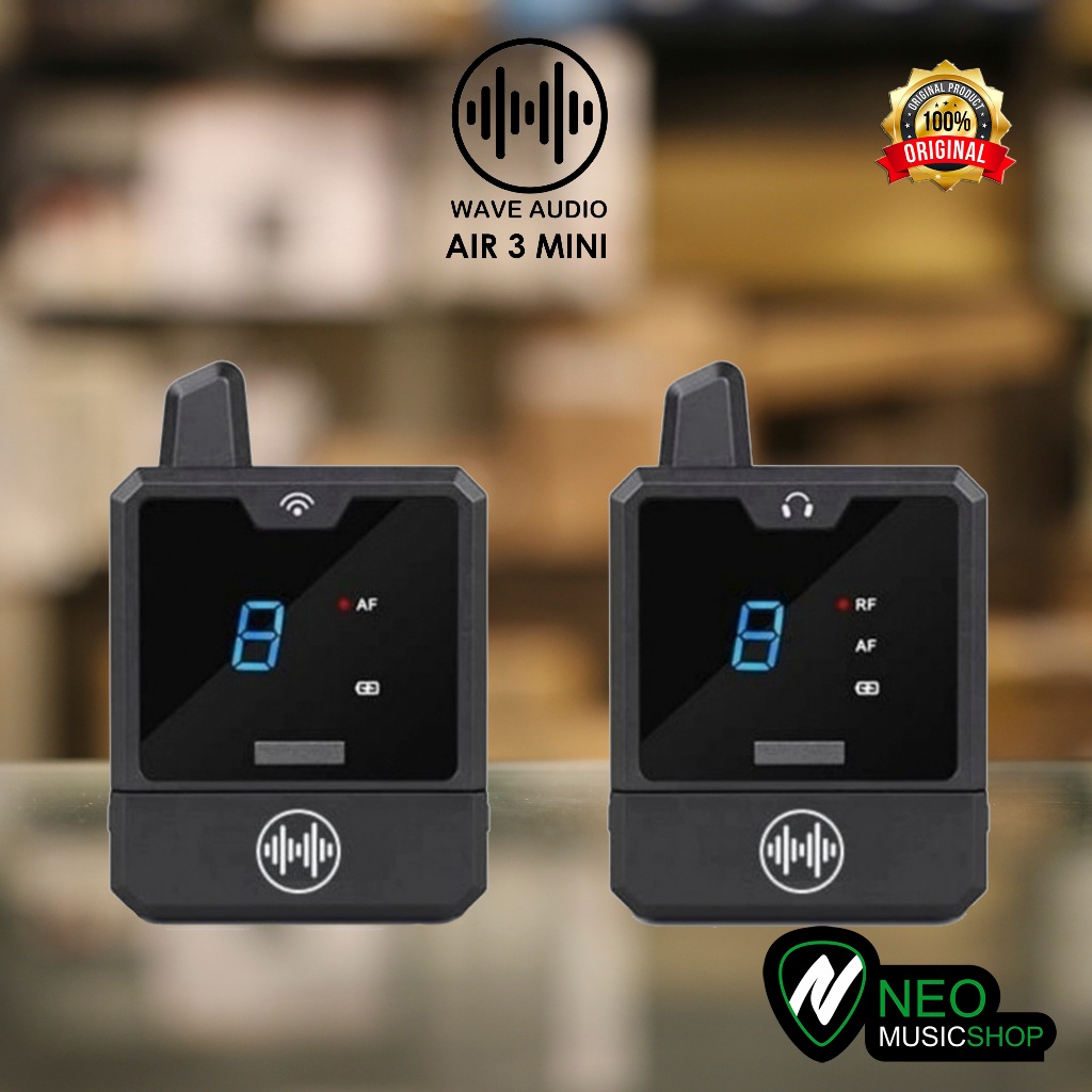 WAVE AUDIO  AIR 3 Mini Wireless In Ear Monitor System IEM Panggung 1TX 1RX