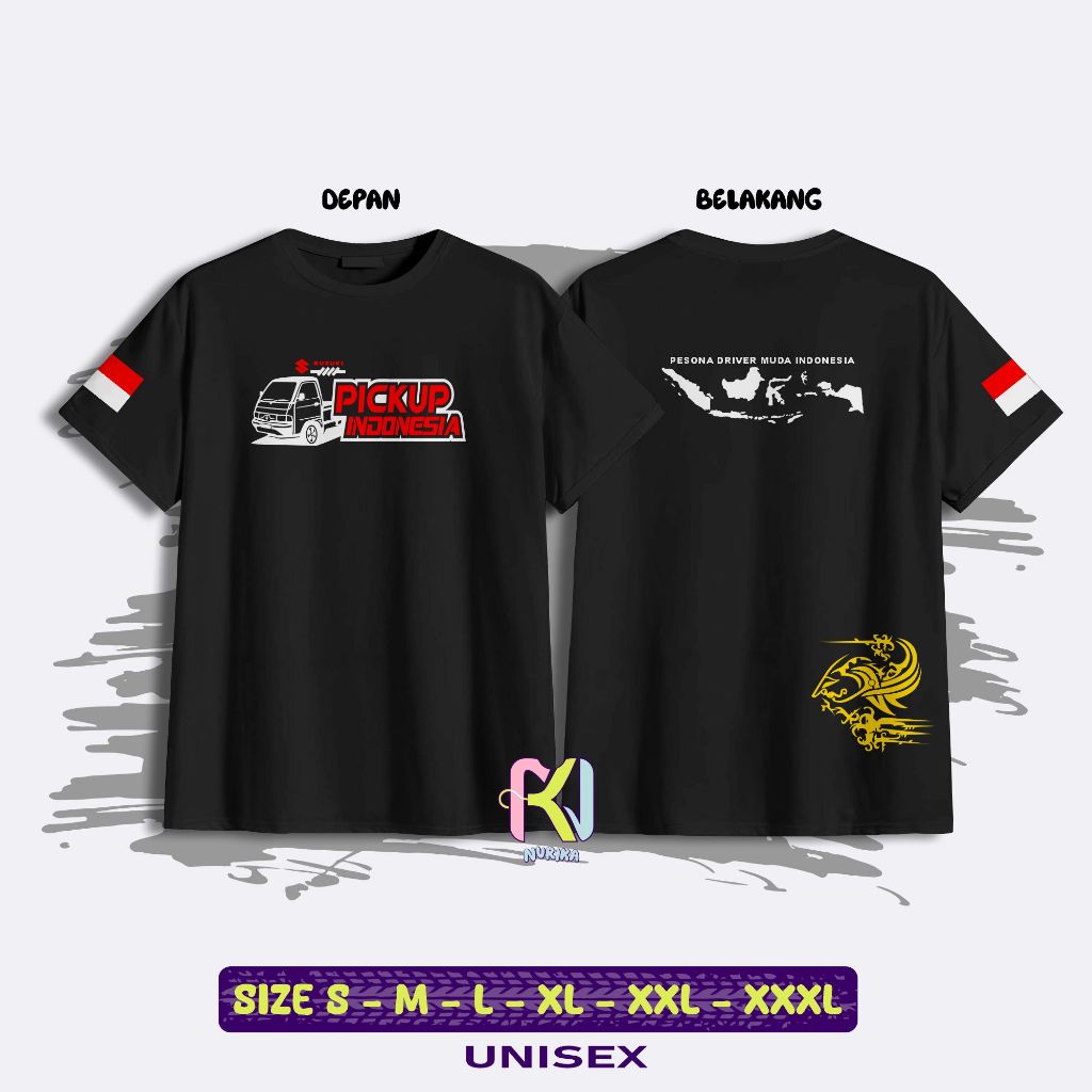 Kaos Driver Muda Pick Up Carry Baju Komunitas Suzuki Carry Pick Up