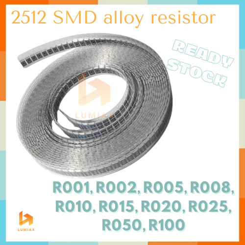 2512 SMD alloy resistor R001 R002 R005 R008 R010 R015 R020 R025 R050 R100 accuracy 1% rshunt