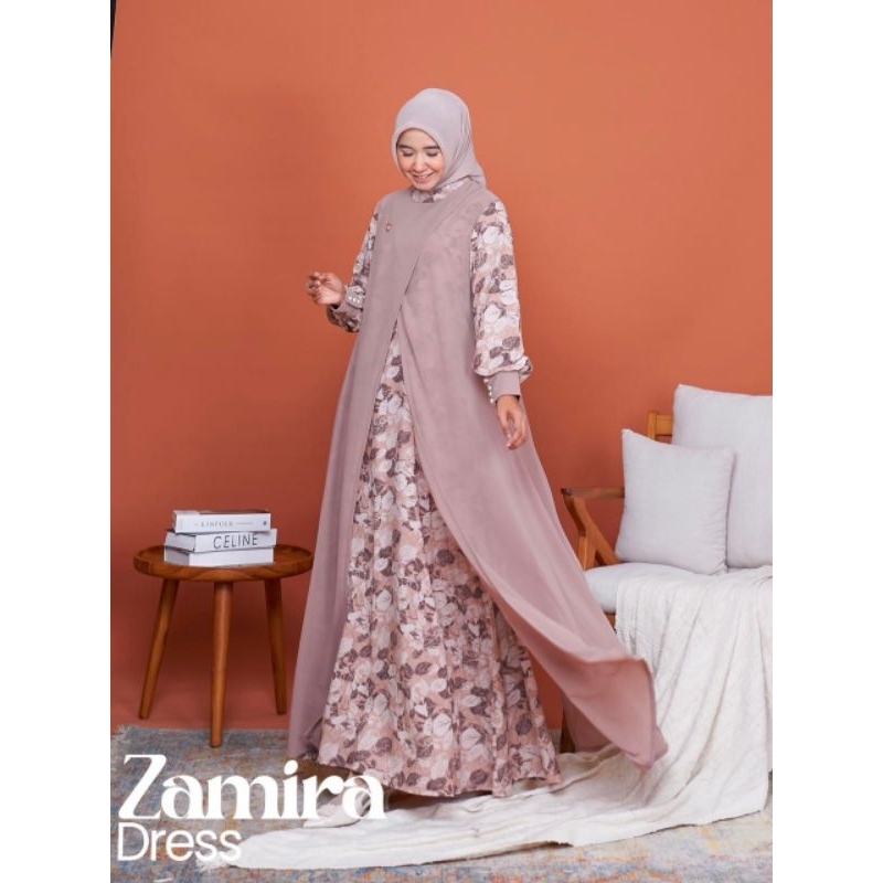 ZAMIRA DRESS  / GAMIS PESTA WANITA / DRESS MEWAH ORI BY MAREVI (HANYA SIZE STANDAR)