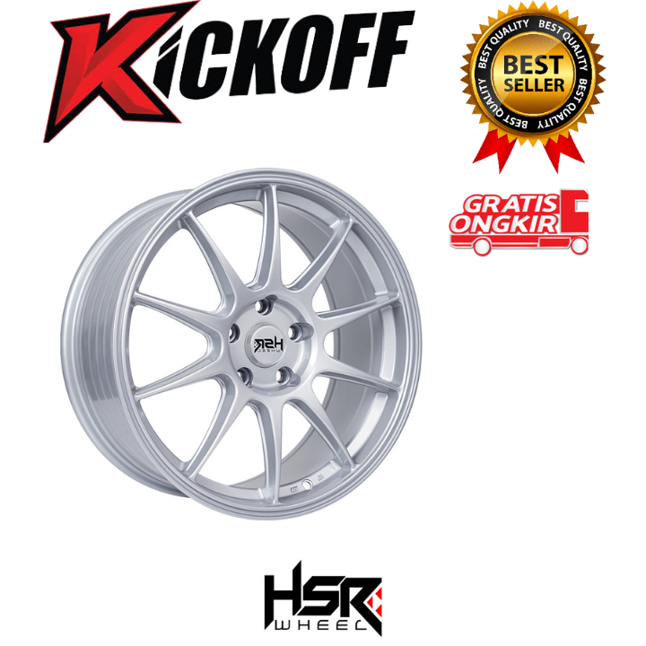 VELG RACING R18 HSR ZICO PCD 5X114 UNTUK XFORCE , MAZDA CX3 , CRETA , INNOVA , WULING ALMAZ