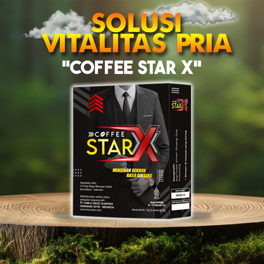 

PROMO KOPI GMAX STAR X Minuman Serbuk Penambah Stamina Pria