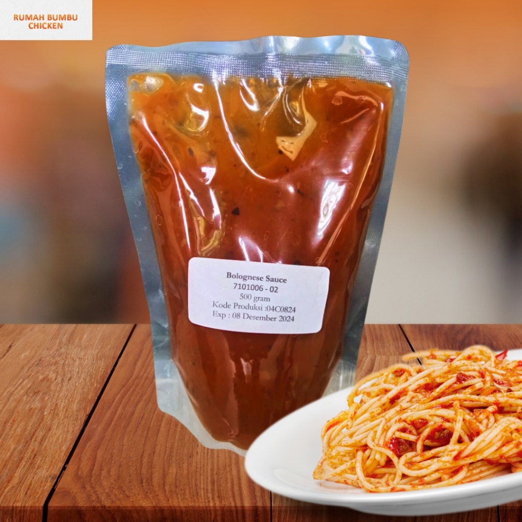 

Bolognese Sauce - Saus Spageti 500 gram/pack