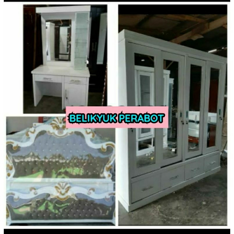 set hantaran nikahan lemari,tempat tidur,meja hias exclusive premium