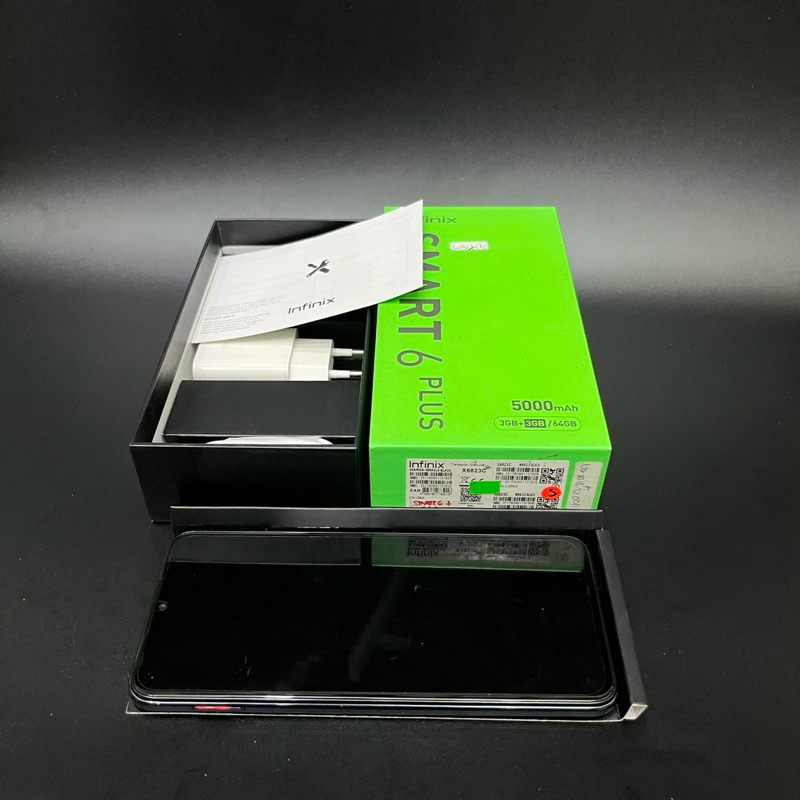 Infinix Smart 6 Plus 3/64gb Fullset Second Garansi Resmi