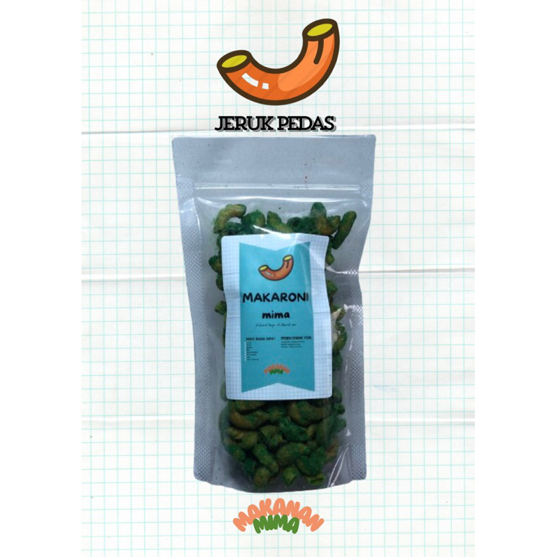 

Makaroni jeruk pedas/balado ijo