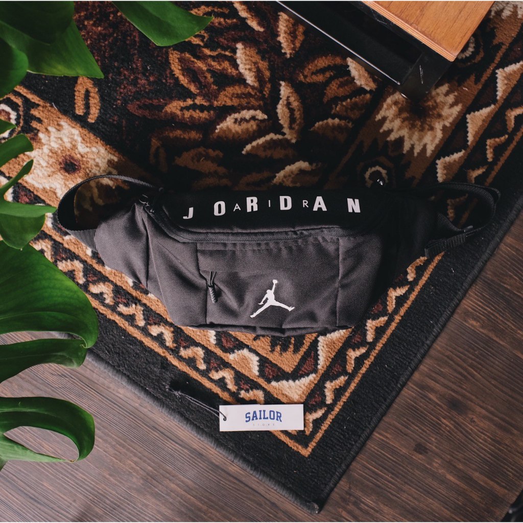 Nike air jordan waistbag cross body bag black