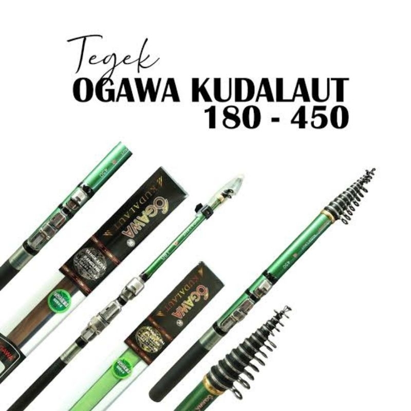 joran pancing tegek carbon kolong ogawa kuda laut 180 210 murah laris semarang original