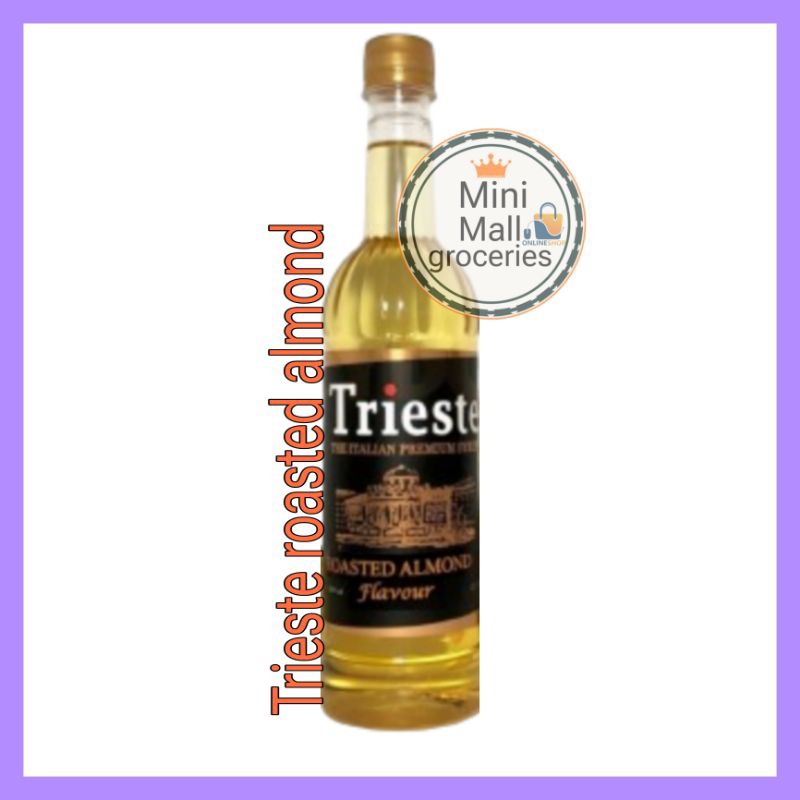 

syrup trieste roasted almond 650ml / sirup trieste