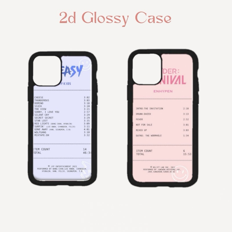 (BACA DESKRIPS-PRE-ORDER) Custom Case Kpop All Type IOS Android Termurah Murah Terjangkau Aesthetic 