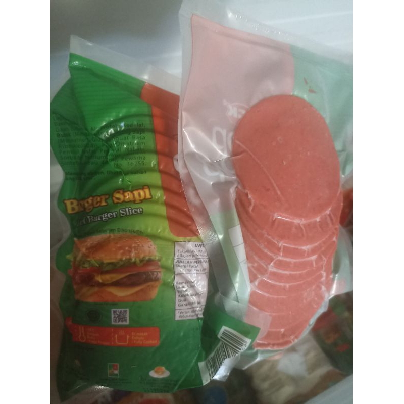 

chop chop beef burger 4D Frozen Food 250gr