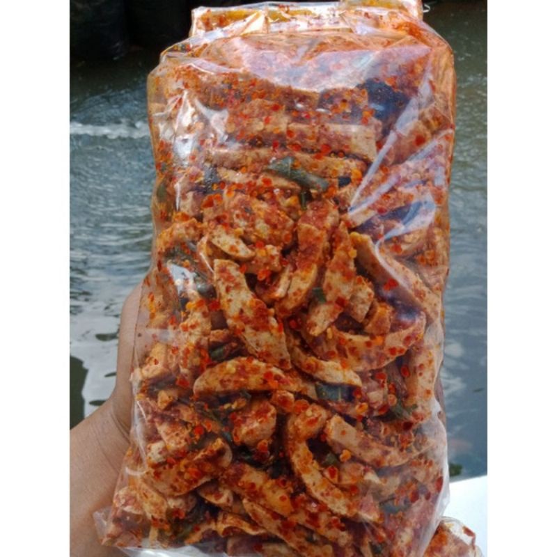 

Basreng pedas daun jeruk 500gram