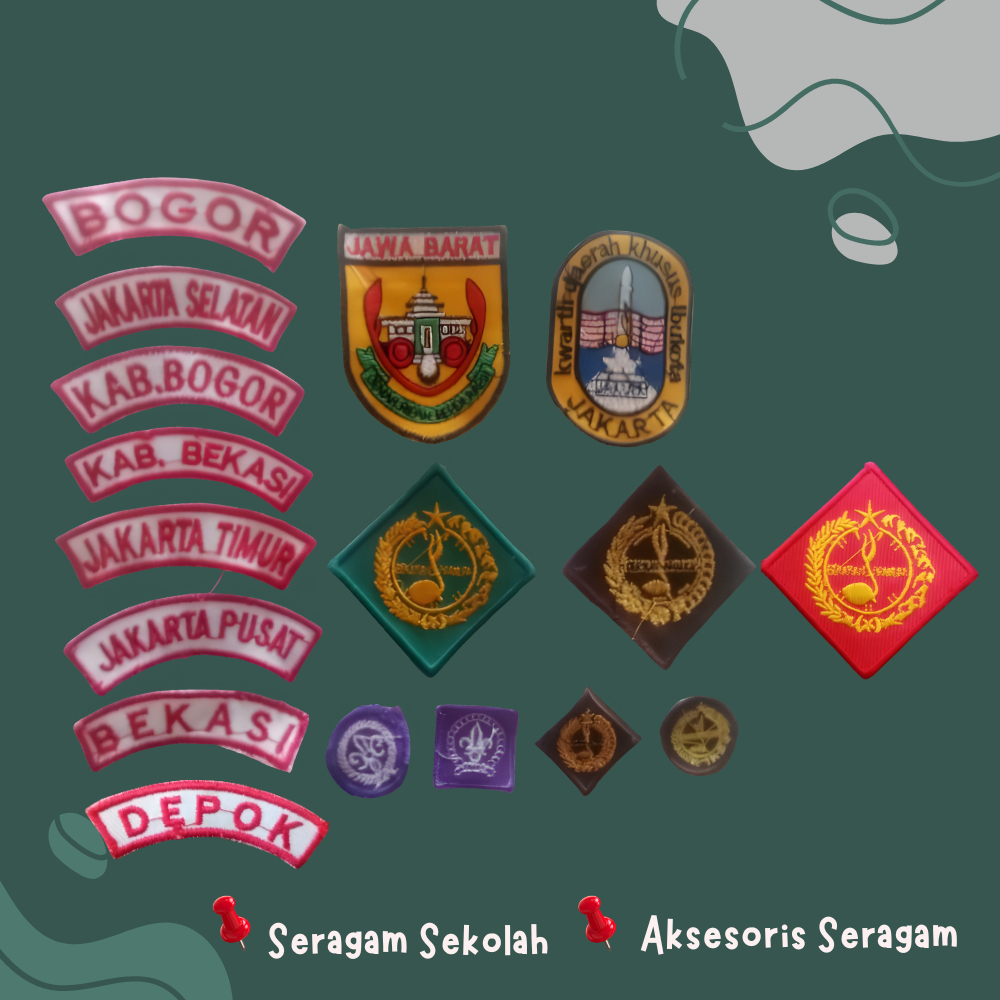 Bet Badge Bordir Atribut Pramuka Paket Bogor Depok Bekasi Kota dan Kabupaten