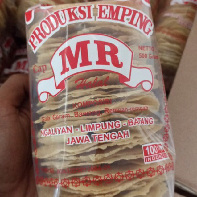 

Emping Tutup Rasa Manis Tawar Pedas