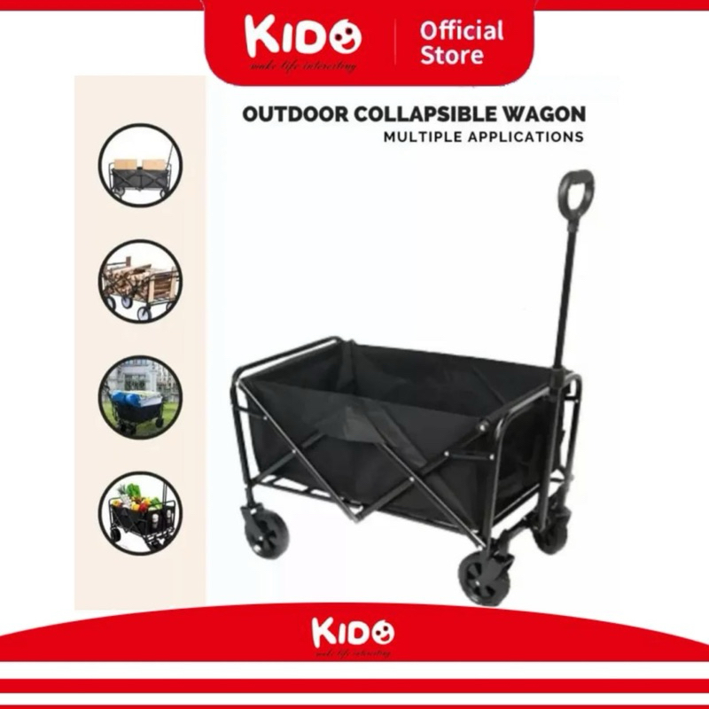 TROLI BARANG CAMPING LIPAT SMALL/LARGE  / TROLI SERBAGUNA OUTDOOR PRAKTIS SIZE MEDIUM/SIZE BESAR