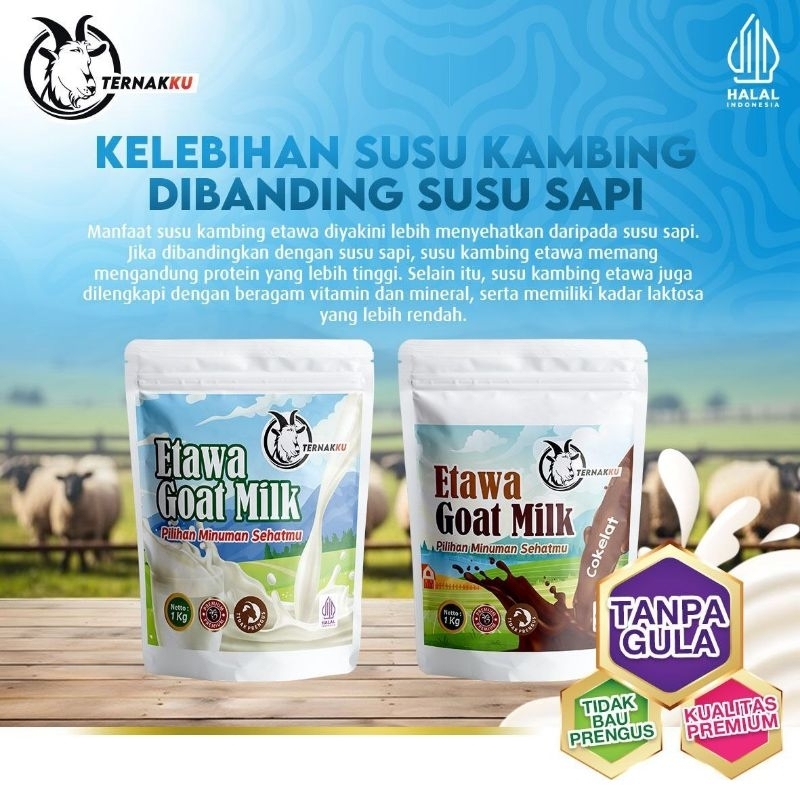 

etawa goat milk Susu kambing etawa 500gram (TANPA GULA)
