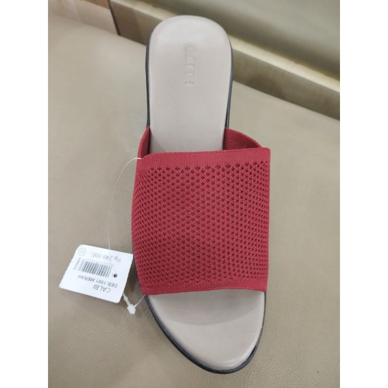 OBRAL SANDAL WEDGES CALBI RAJUT|DEB 1861