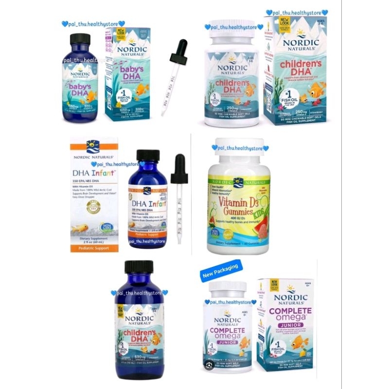 Nordic Vitamin Anak-Nordic Children DHA- Nordic Baby DHA -Vitamin Anak DHA NORDIC NATURALS DHA