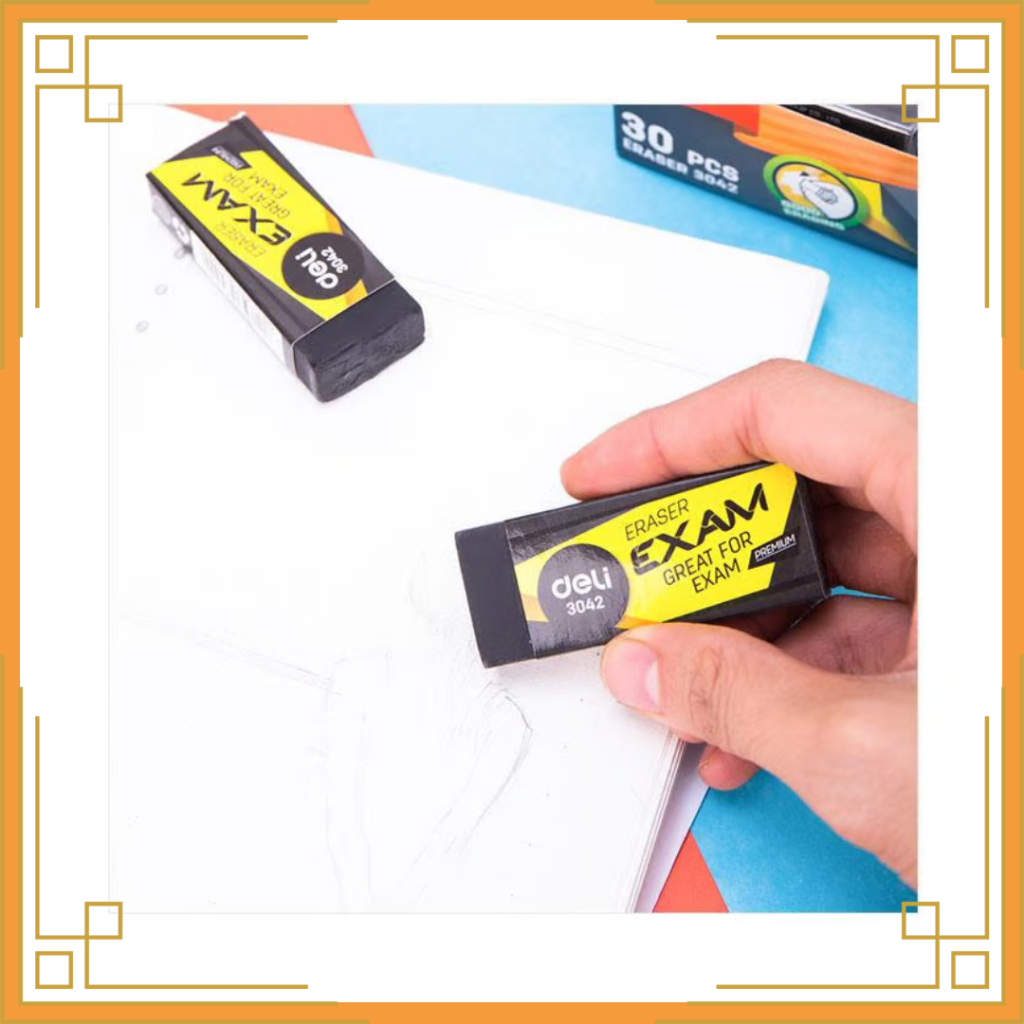 

DELI Penghapus Exam hitam E3042